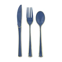 Premier Stylz Coastal Blue Cutlery, 18 pk