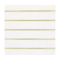 Premier Stylz White & Gold Striped Lunch Napkins, 16 ct
