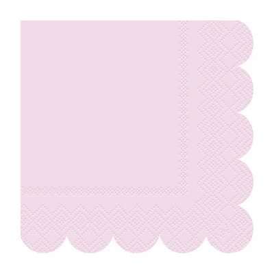 Premier Stylz Pink/Purple Scalloped-Edge Beverage Napkins, 16 ct, 3 Assorted