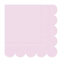 Premier Stylz Pink/Purple Scalloped-Edge Beverage Napkins, 16 ct, 3 Assorted
