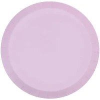 Lilac Round Paper Plates, 7 in, 8 ct