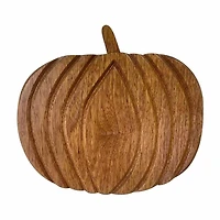 Pumpkin-Shaped Mango Wood Serving Board, 12 in