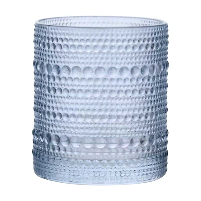 Harvest Blue Hobnail Glass DOF Tumbler, 9.5 oz