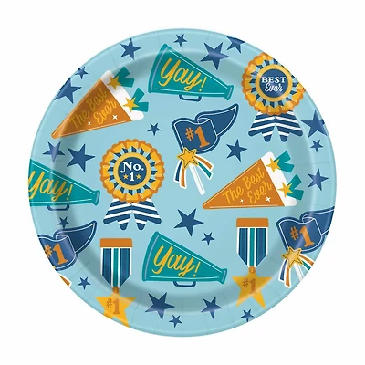 Father's Day Round Plates, 9 in, 8 ct