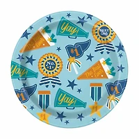 Father's Day Round Plates, 9 in, 8 ct