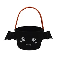 Halloween Bat Fabric Basket, 8x6 in