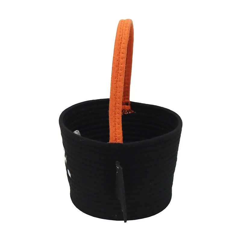 Halloween Bat Fabric Basket, 8x6 in