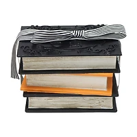 Halloween Spell Book Stack Decor
