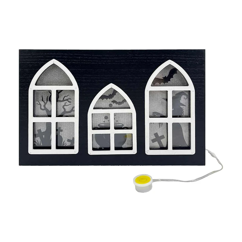 LED Light-Up Gothic Window Box Decor