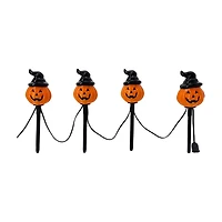 Jack-O'-Lantern Path Lights, 4 ct