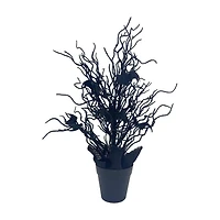 Spooky Bat Tree Decoration in Pot, 24 in