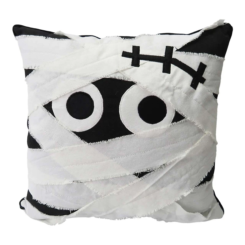 Halloween Mummy Pillow, 16x16 in