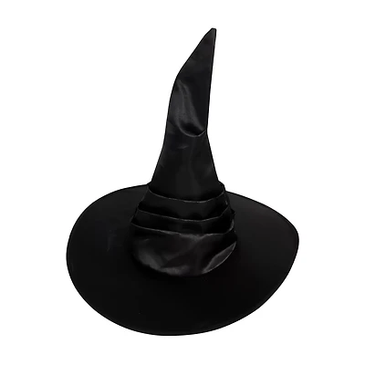 Halloween Black Fabric Witch Hat