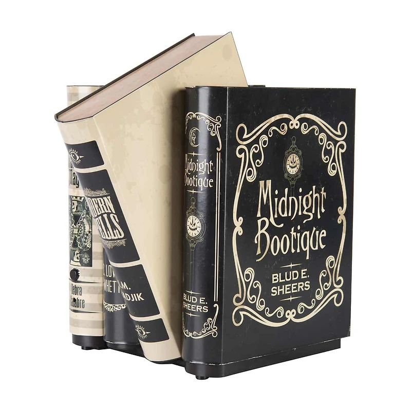 Halloween Animated Moving Books Tabletop Decor