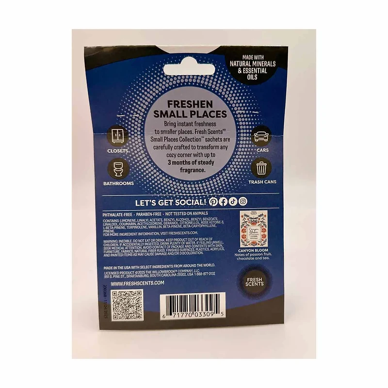Canyon Bloom Scented Sachet, 2 pk