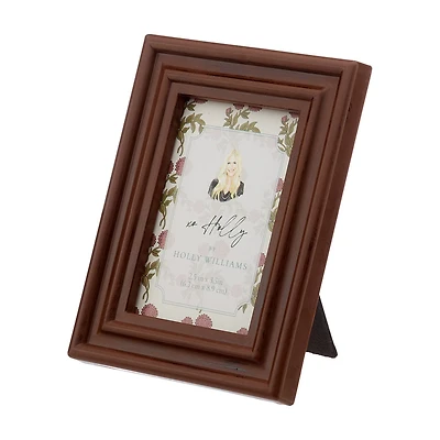 Holly Williams Fall Brown Mini Photo Frame Décor, 2.5 in x 3.5 in