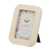 Holly Williams Fall Cream Mini Photo Frame Décor, 2.5 in x 3.5 in