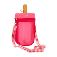 BWell Summer Pink and White Popsicle Water Bottle
