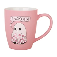 Holly Williams Pink Cute Ghost Mug, 20 oz