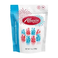Albanese Firecracker Summer Gummie Bears, Resealable Bag, 7 oz