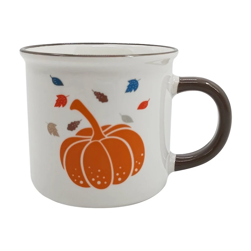 Harvest Fall Pumpkin Ceramic Mug, 12 oz