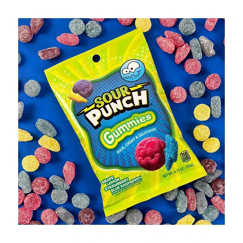 Sour Punch Gummies, 6.75 oz