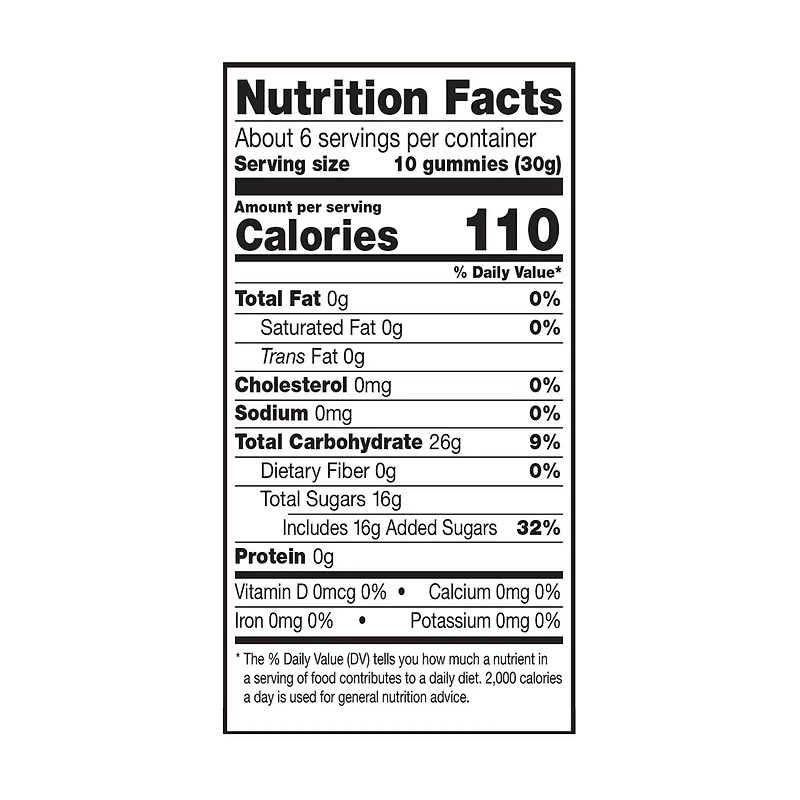 Sour Punch Gummies, 6.75 oz