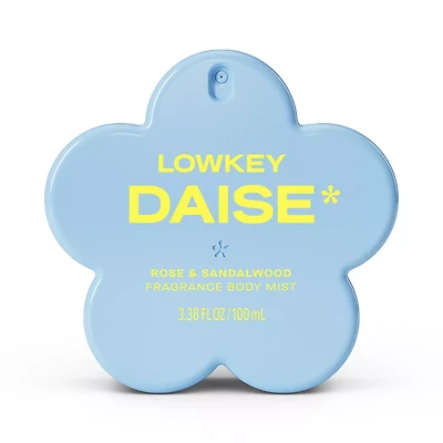DAISE Lowkey DAISE Fragrance Body Mist in Rose & Sandalwood, 100 mL