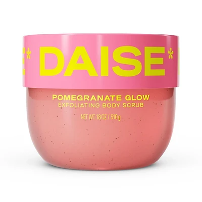 DAISE Exfoliating Body Scrub in Pomegranate Glow, For Soft Glowing Skin, 510 g