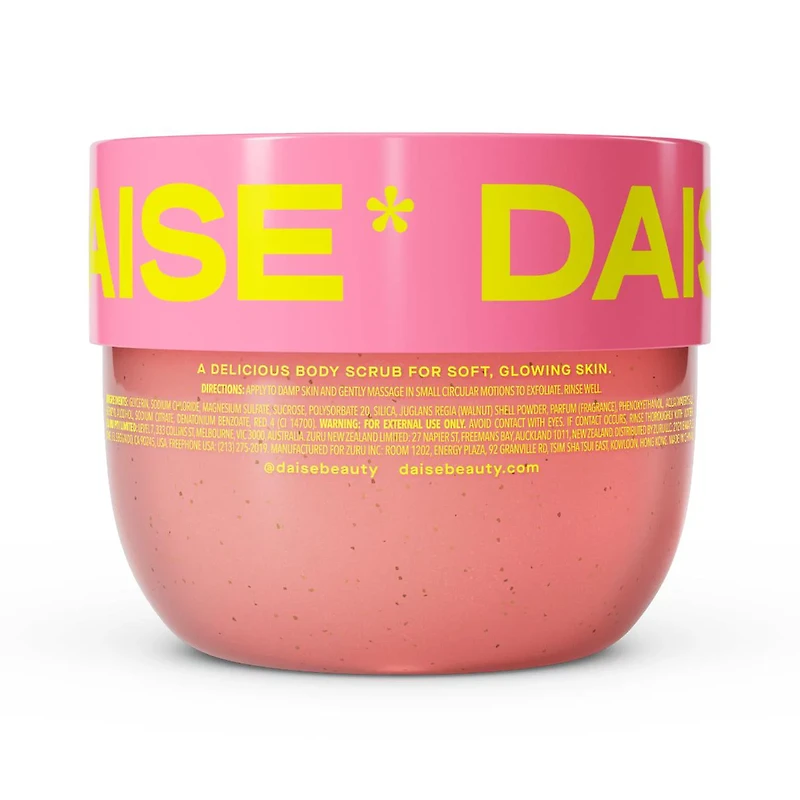 DAISE Exfoliating Body Scrub in Pomegranate Glow, For Soft Glowing Skin, 510 g