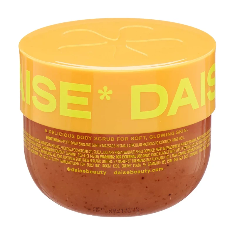 DAISE Exfoliating Body Scrub in Vanilla Glow, For Soft Glowing Skin, 510 g