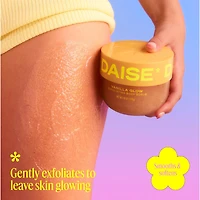 DAISE Exfoliating Body Scrub in Vanilla Glow, For Soft Glowing Skin, 510 g