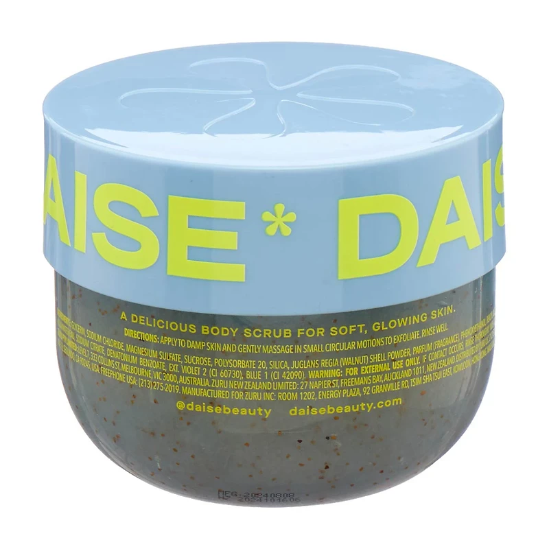 DAISE Exfoliating Body Scrub in Coconut Glow, For Soft Glowing Skin, 510 g