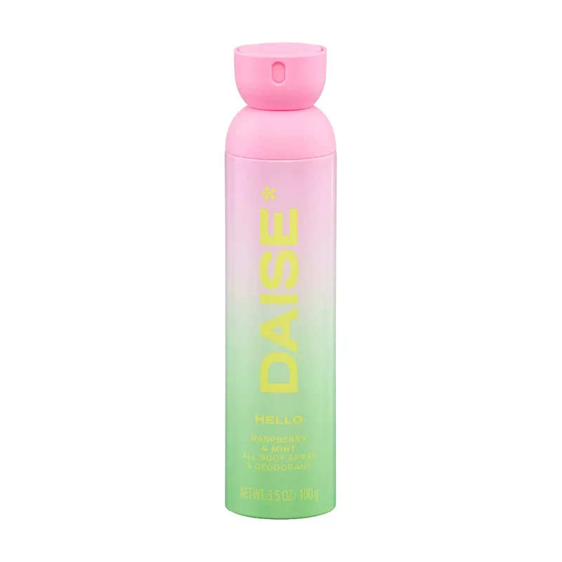 DAISE Hello DAISE All Body Spray & Deodorant in Raspberry & Mint for 24h Freshne