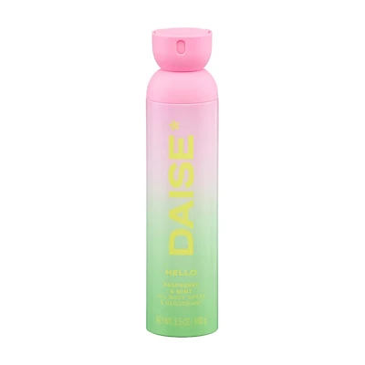 DAISE Hello DAISE All Body Spray & Deodorant in Raspberry & Mint for 24h Freshne
