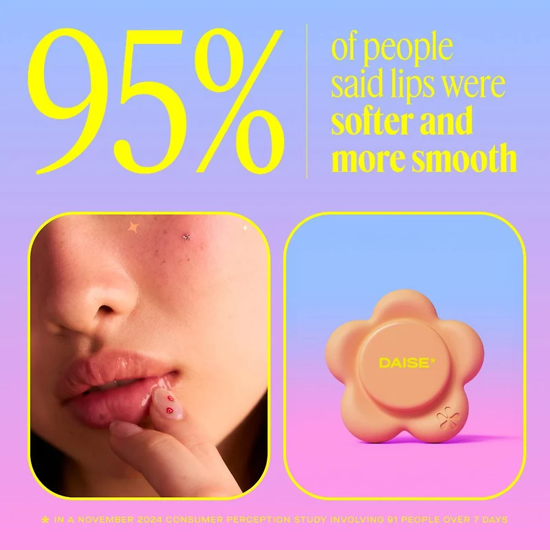 DAISE Lip Service Lip Balm Phone Pod in Very Vanilla, With Vitamin E and Shea Bu