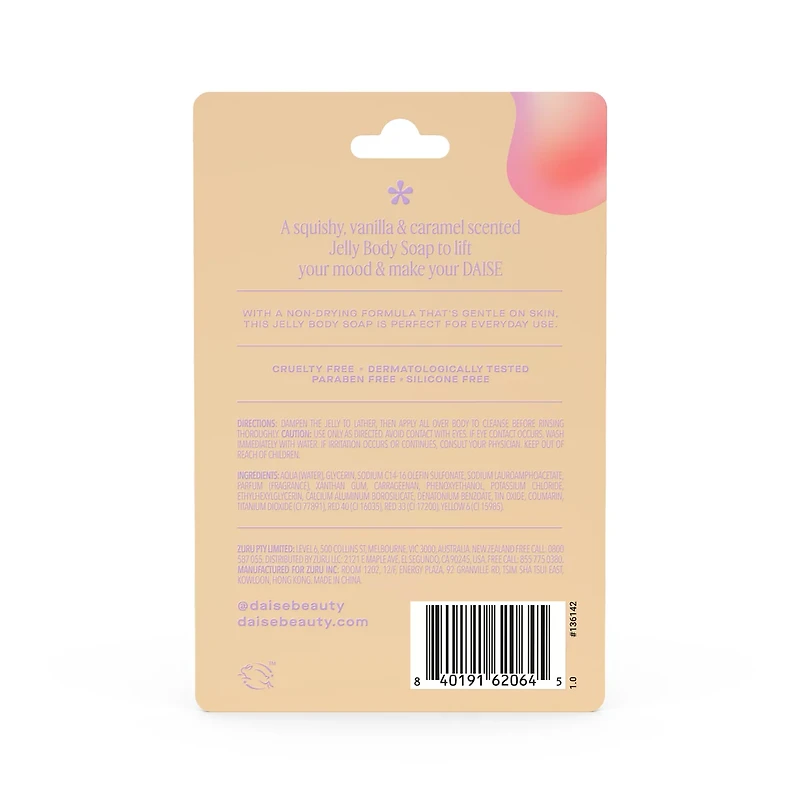 DAISE Jelly Soap in Glaze, With Hydrating Glycerin, 3.5 OZ / 100 g