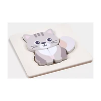 Moover Wooden Mini Puzzle, 4 Assorted