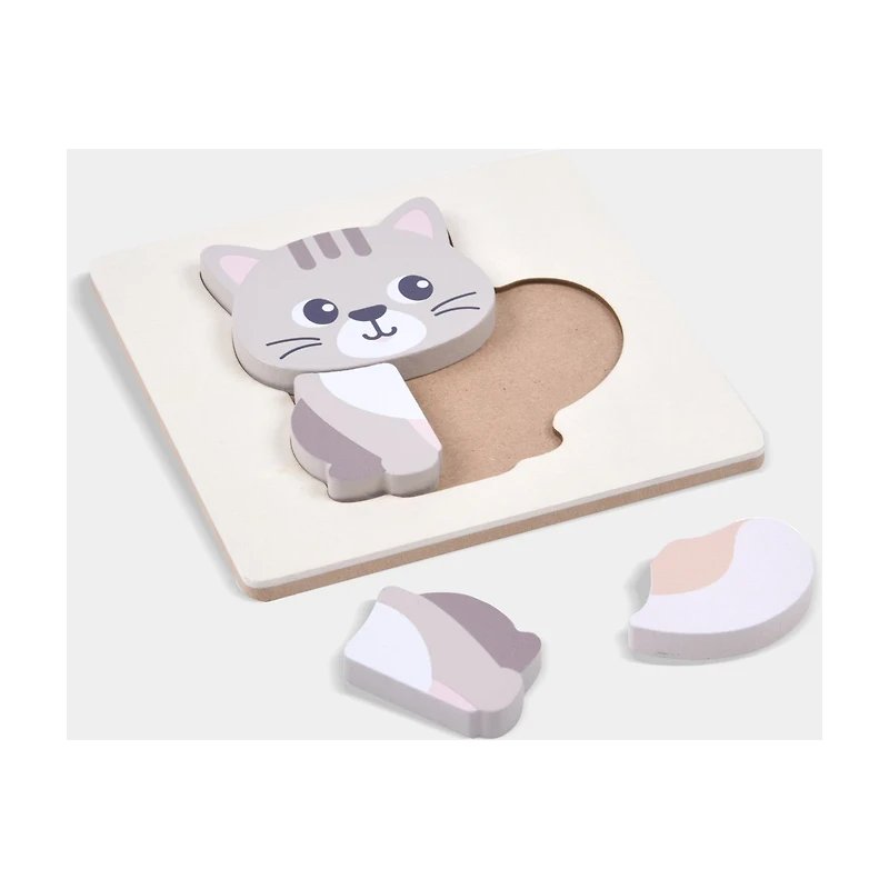 Moover Wooden Mini Puzzle, 4 Assorted