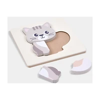 Moover Wooden Mini Puzzle, 4 Assorted