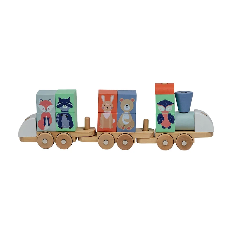 Moover Animal Wooden Toy Train Set
