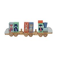 Moover Animal Wooden Toy Train Set