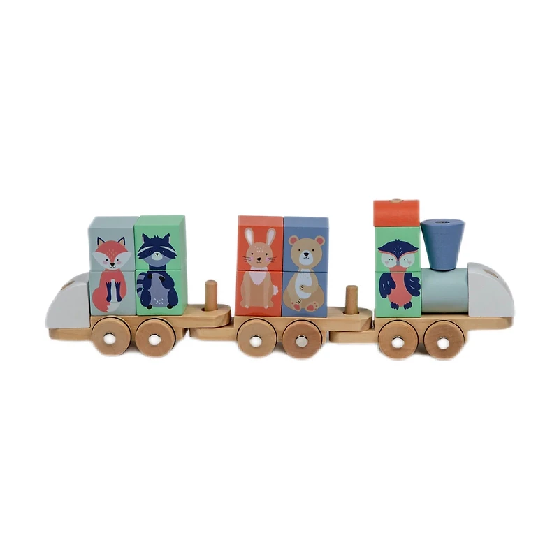 Moover Animal Wooden Toy Train Set