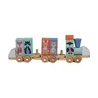 Moover Animal Wooden Toy Train Set