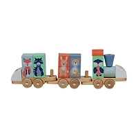 Moover Animal Wooden Toy Train Set