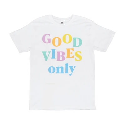 Summer White "Good Vibes Only" T-Shirt