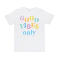 Summer White "Good Vibes Only" T-Shirt