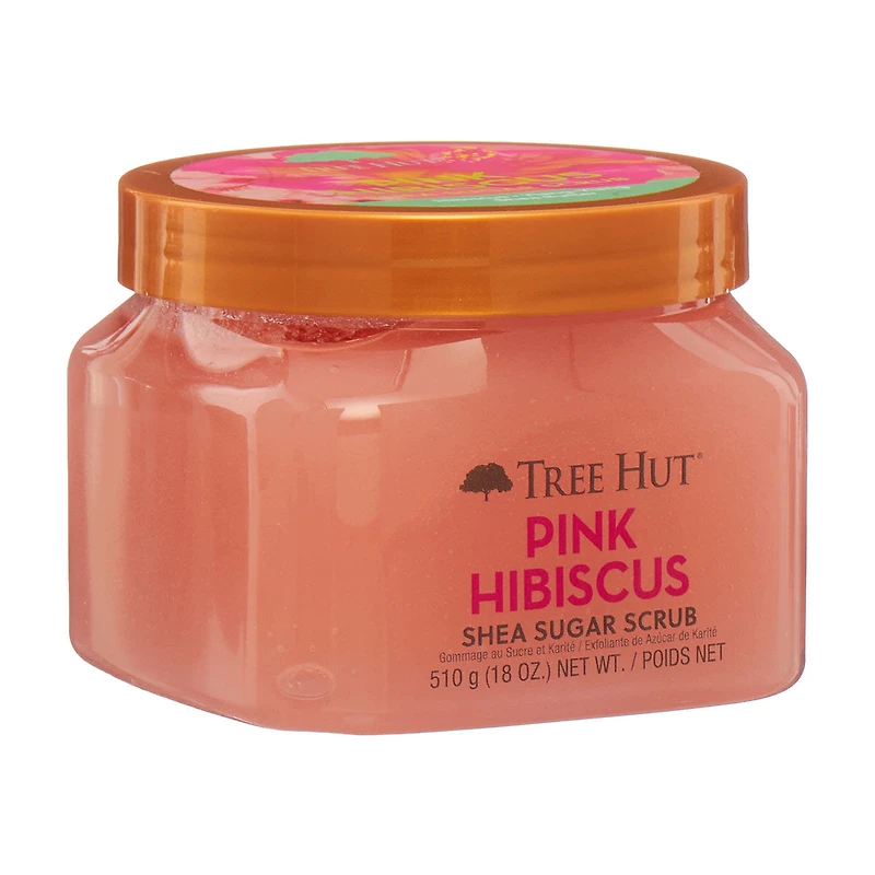 Tree Hut Pink Hibiscus Shea Sugar Scrub, 18 oz