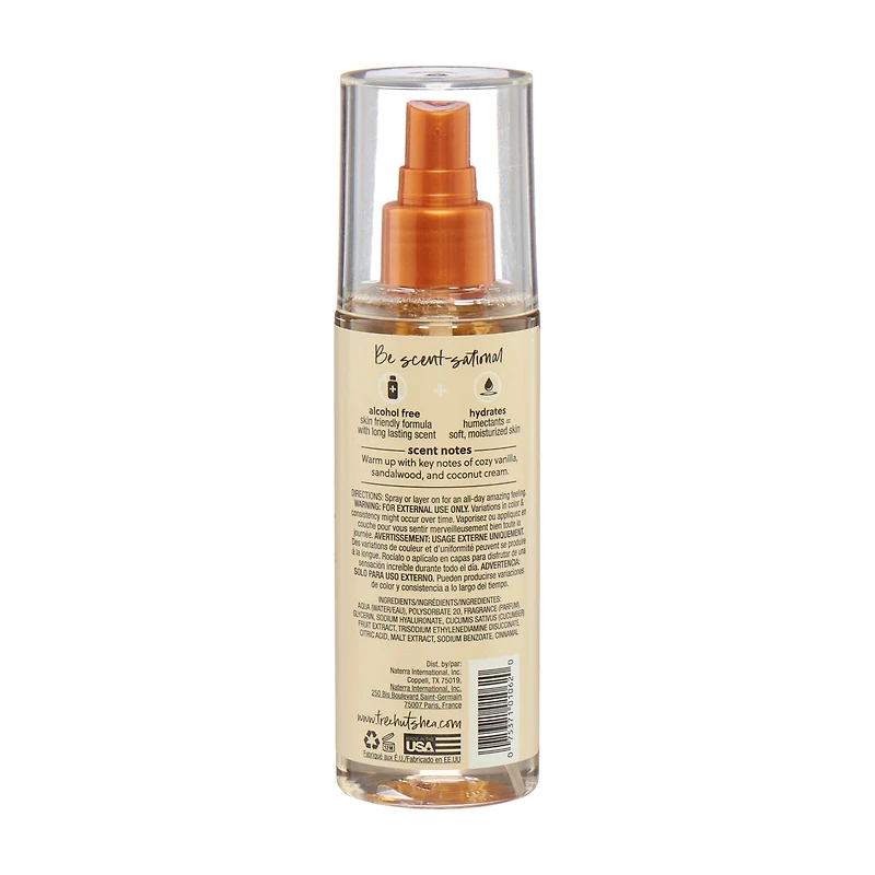 Tree Hut Vanilla Fragrance Mist, 6 fl oz