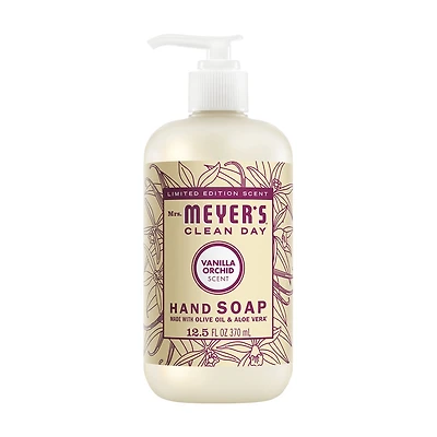 Mrs. Meyers Clean Day Vanilla Orchid Scented Hand Soap, 12.5 fl oz